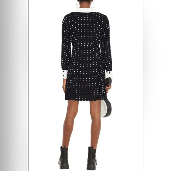 MAJE Randi Dotted Shirt Dress NWOT - Picture 3 of 10